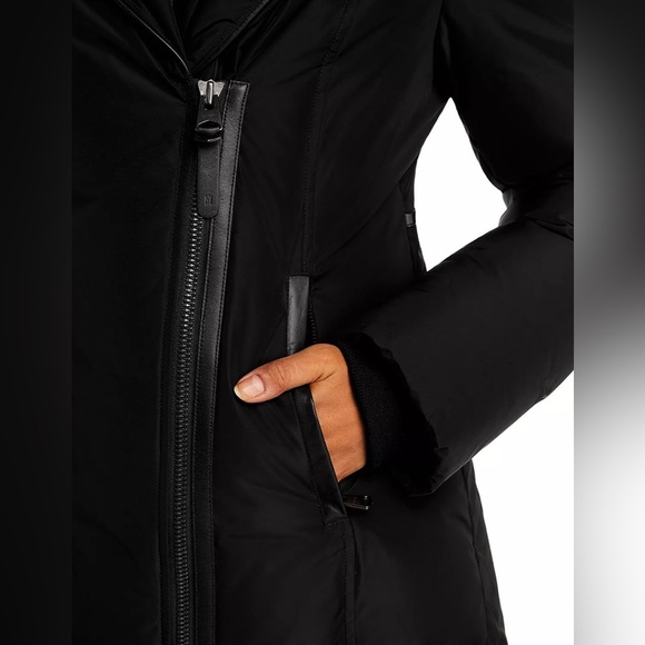 New Mackage Kay Asymmetric Hooded Down Coat - Picture 5 of 15